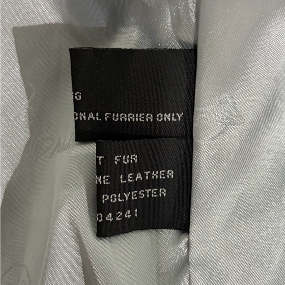 Baby Phat Black Rabbit Fur Jacket - Picture 6 of 10